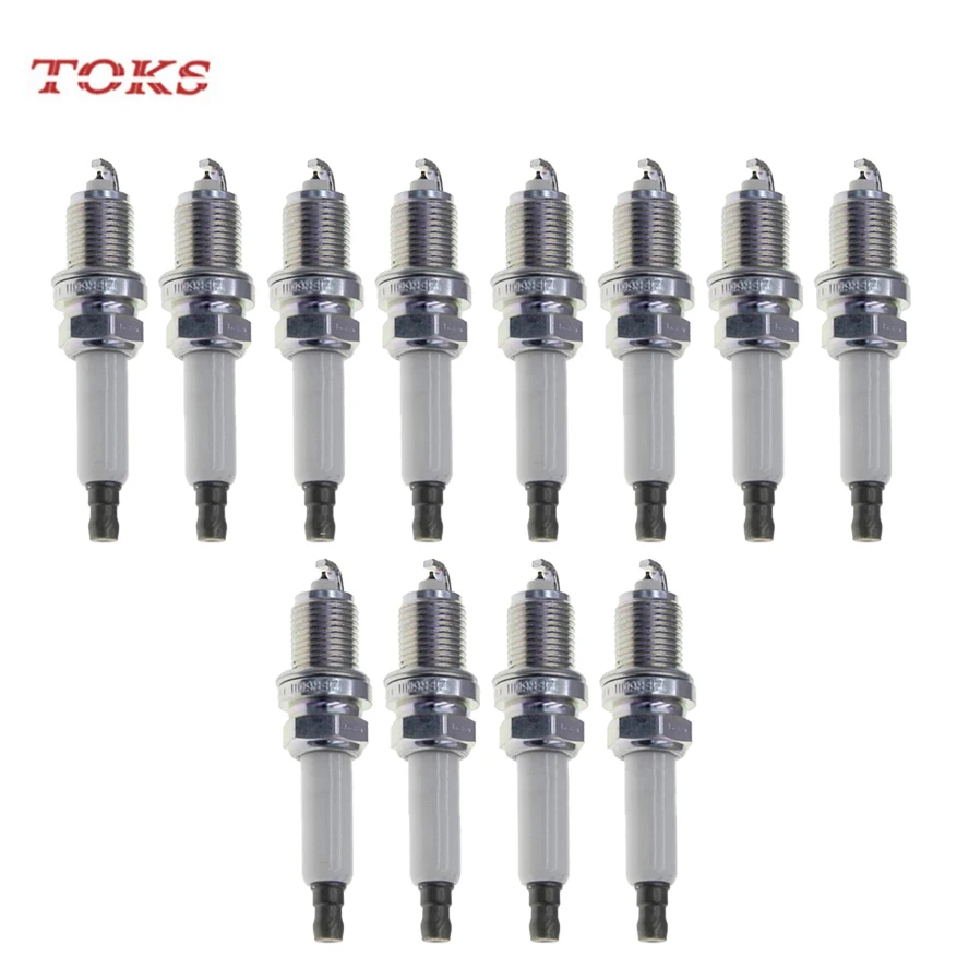

12pcs 12122158252 IZFR6H11 FR7KPP332 Iridium Spark Plug For BMW E46 E60 E65 E70 E81 E88 E90 E92 550i 650i 750i 750Li X5 A6
