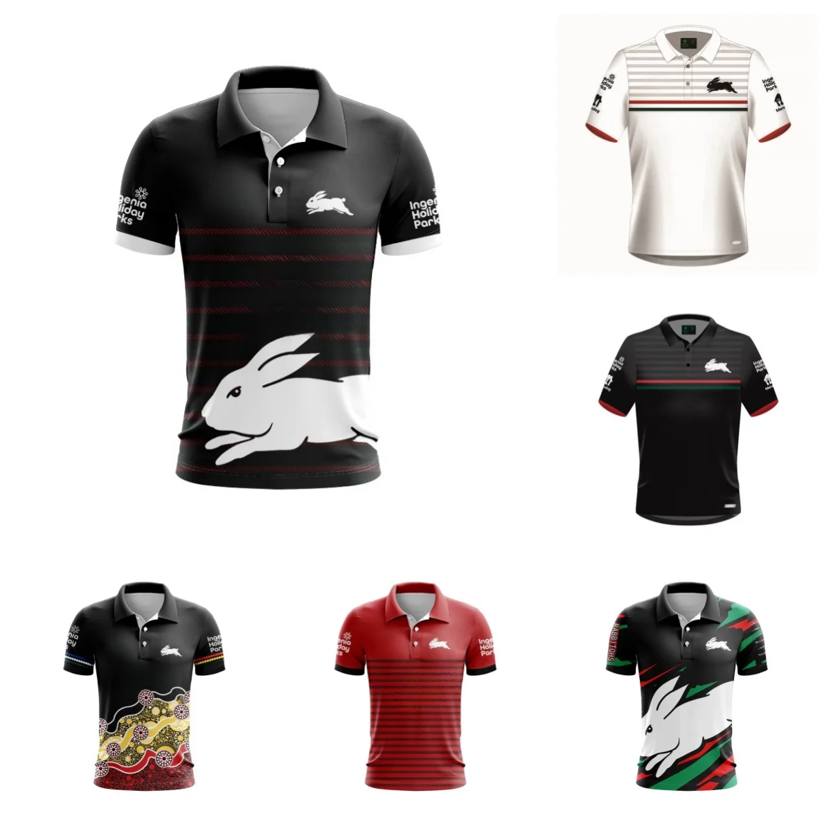 

POLO South Sydney Rabbitohs 2024 Men's Warm Up T-shirt