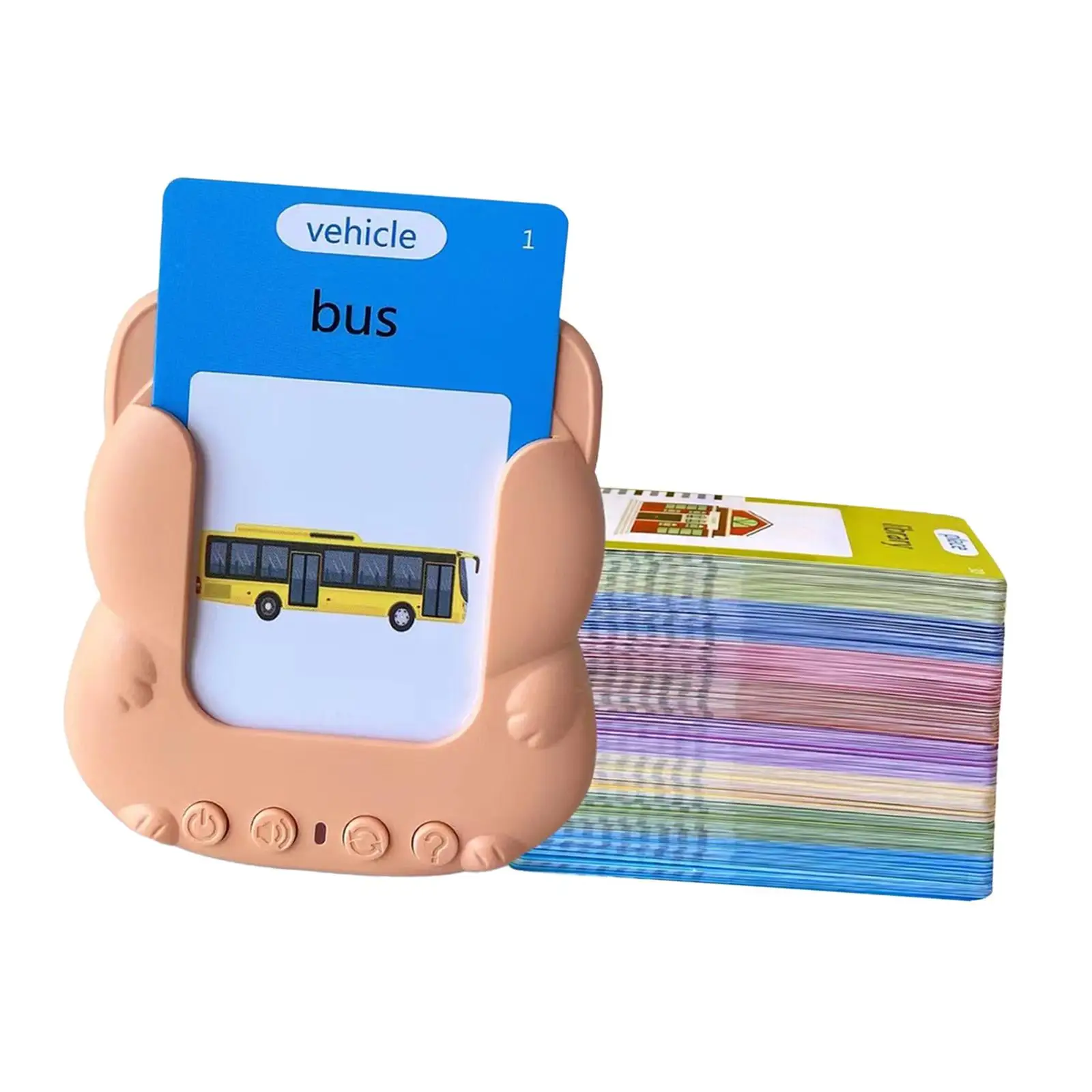 Talking Flash Cards Pocket Speech Vocabulary Games English Children Preschool Educational Learning Sight Words Learning Machine