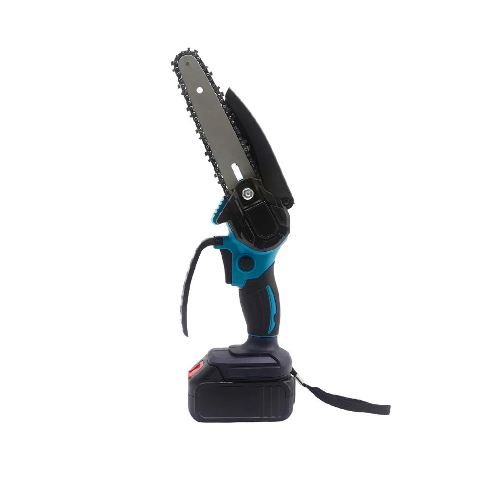 Portable Lithium Chainsaw with Small Chainsaw Chain and Battery Telescopic Rod Set