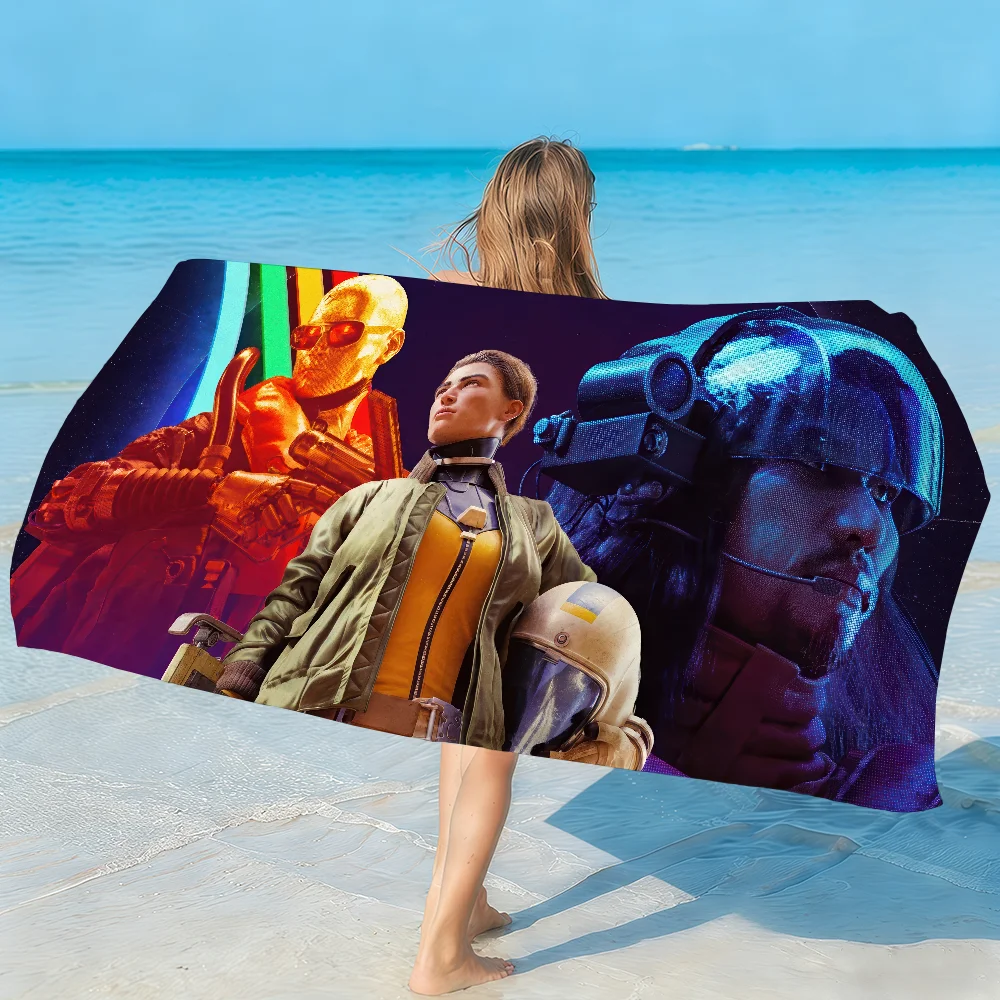 Game A-Arc Raiders-A Towel Soft Lightweight Anti-Sand Large Beach Towel Quick-Drying Bath Sports Family