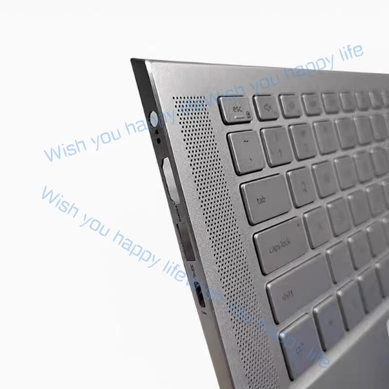 L... For Dell Inspiron 14- 7400 7410 Laptop Palmrest Upper Case KeyBoard 0K4MHC K4MHC