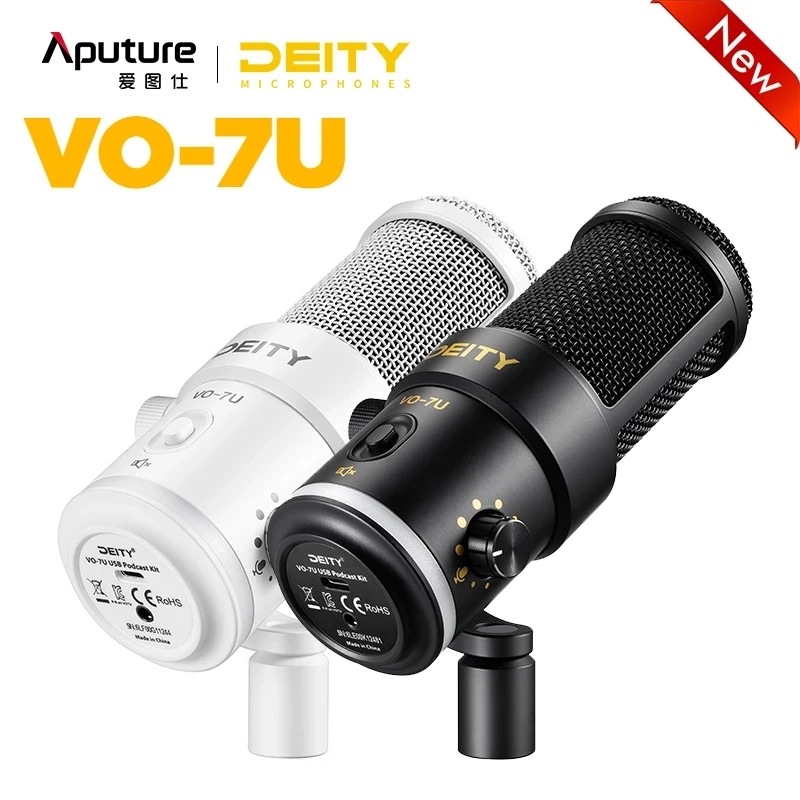 Aputure Deity VO-7U USB Streamer Microphone For Radio Braodcasting Singing Recording Computer Conference Game Online Class Mic