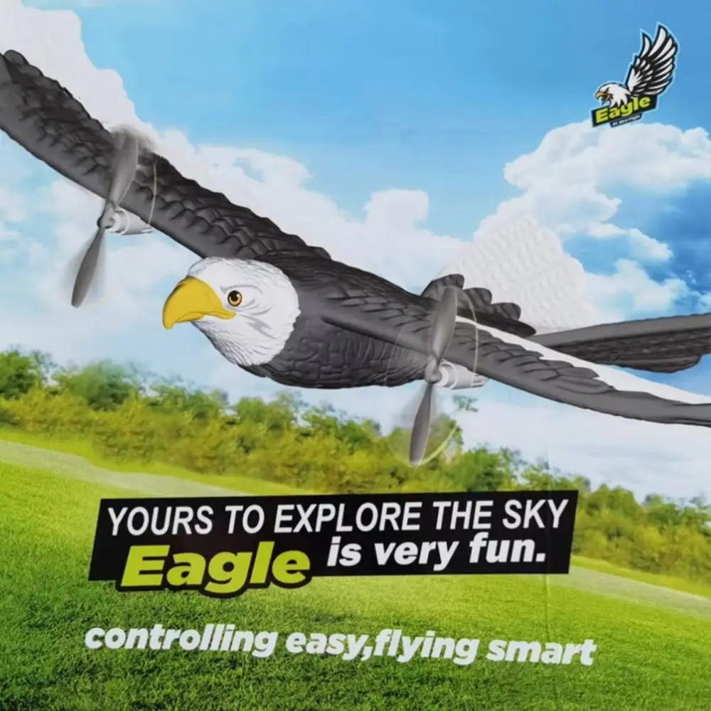 

EPP Foam RC Eagle Aircraft Fighter Rechargeable Gravity Sensing Eagle RC Flying Toys Durable 2.4G Stunt
