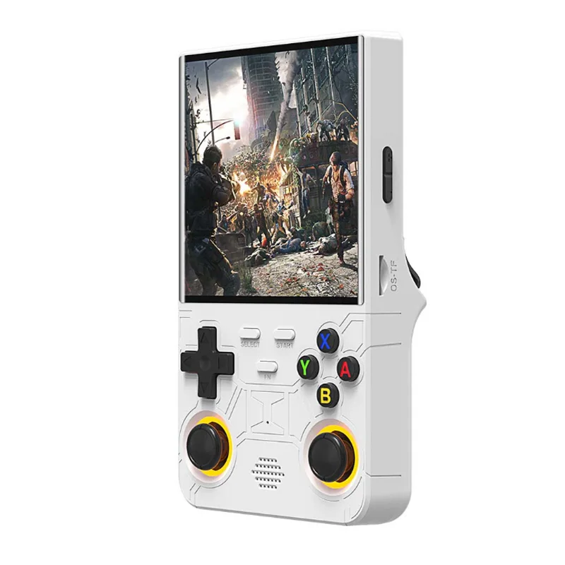 R36 Ultra Console Rétro Portable 2025 – Écran IPS HD 4" 720x720 – 21 000 Jeux, 23 émulateurs – WiFi, HDMI, Joysticks LED 7 Couleurs – 128 Go