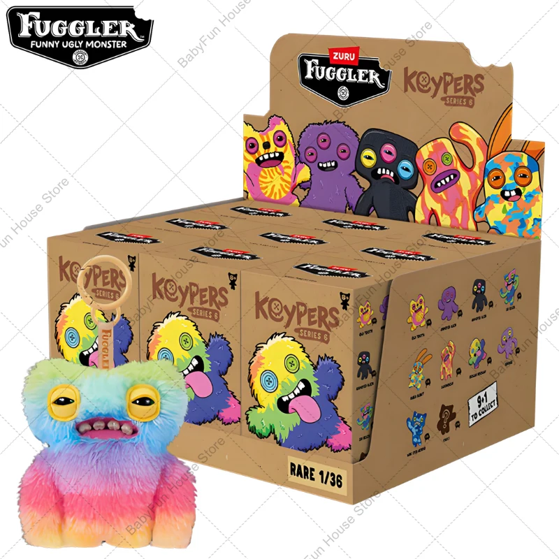

Оригинальный Fuggler Ugly Teeth Monster, плюшевые игрушки, брелок для ключей, слепая коробка, забавный Fugglers, старый зуб, кролик, Peluche, куклы, брелок для ключей, подарок для ребенка