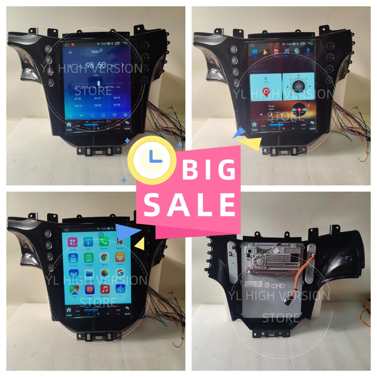 Android 13 Car Radio Bluetooth 5.0 For Maserati GT/GC GranTurismo 2004-2017 Carplay Video Central Multimedia Player Head Unit 4G