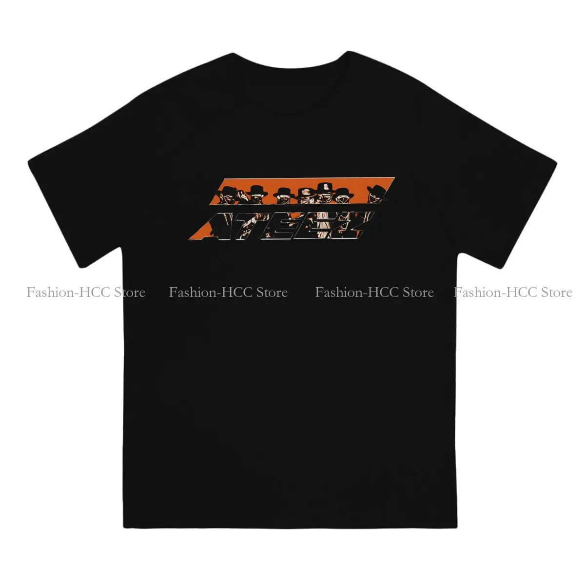 Yellowstone Dutton Ranch ATEEZ Orange logo Tshirt Homme Men's Clothes Blusas Polyester T Shirt For Men