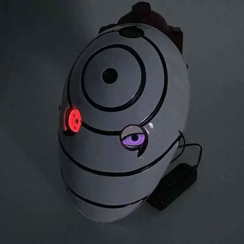 Glowing Naruto Mask Uchiha Bandai Spot Fei Sharingan White Mask Full Face Role Play