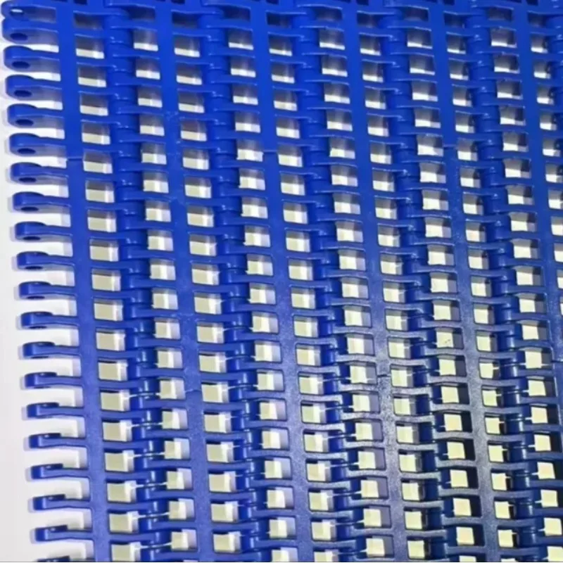 Customizable Modular Belts 25.4mm Pitch Mesh Belt Conveyors Flat Grid Conveyor Belt for Food Processing Plants Conveyor Systems