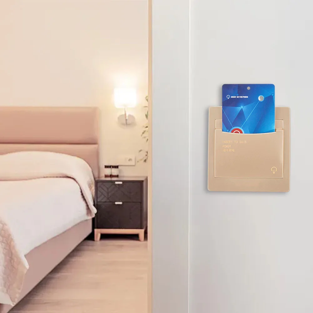 AC 100-250V 40A Hotel Insert Card Power Switch With Delay Power-off Function For  Electrical Equipment Tool Accessory