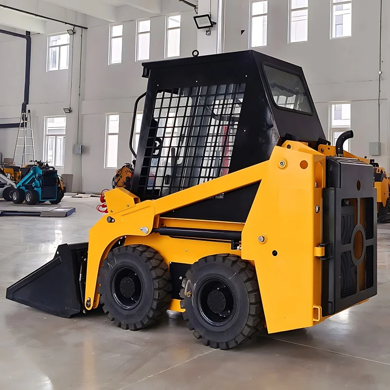 

Micro Farm Use Mini Loader Crawler Track Skid Steer Mulcher Mini Skid Loader Steer Loader