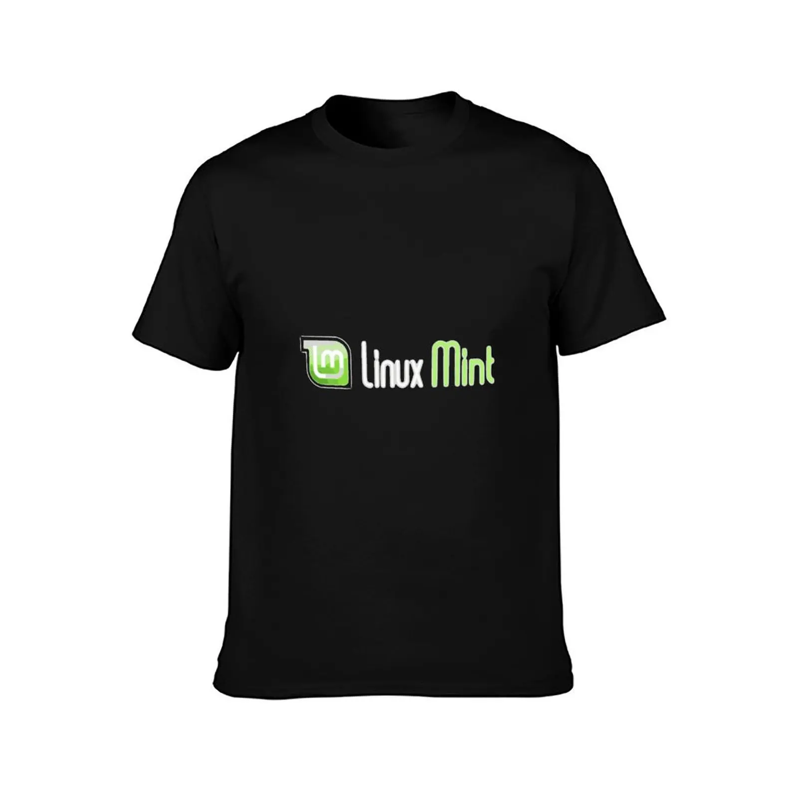 Linux Mint T-Shirt Summer Casual Cotton Tee Oversized Streetwear Tops Vintage Graphic Print Loose Fit Short Sleeve