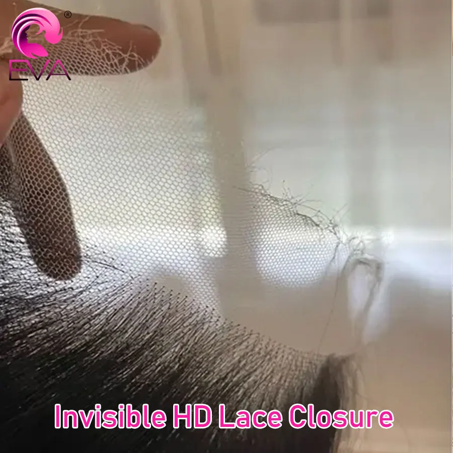 

Накладка для волос Eva Hair Ultra Thin HD Lace Melt All Skins 5x5/6x6/7x5, прямые волосы и волосы с эффектом Body Wave, 13X6 HD Lace Frontal Only