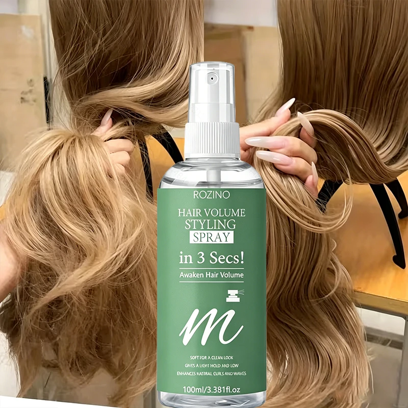 Rozino Long-Lasting Styling Rosemary Essential Oil, Smooth and Easy to Apply, Exudes a Natural Fragrance. It Can Style Hair, Maintain Long-Lasting Shape, Soften and Smooth Hair, Improve Frizz, and Is Easy to Use, Suitable for Daily Hair Care.