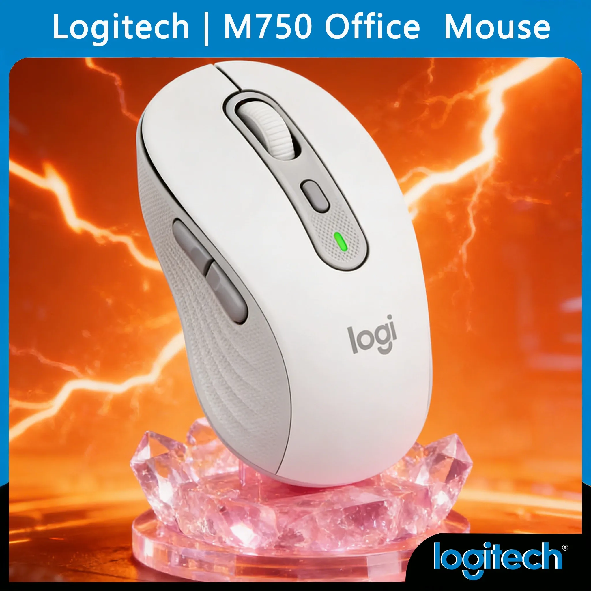 

Мышь Logitech M750 с симметричным дизайном, подходит для всех размеров рук, для офисной продуктивности, совместима с G304/G203/MX Anywhere 3S/M330/M650