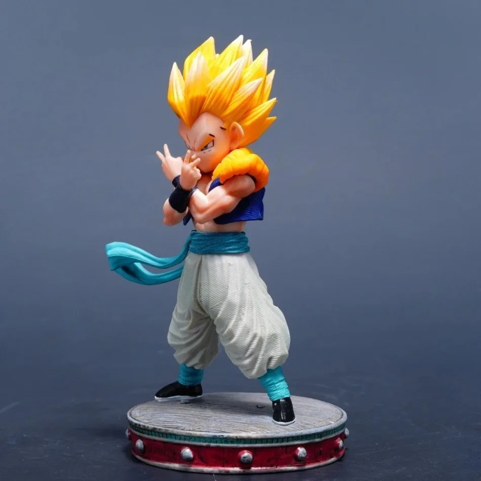 

Фигурка Dragon Ball Z Gotenks Super Saiyan, коллекционная модель из ПВХ, игрушка, украшение для рабочего стола, подарок для любителей аниме