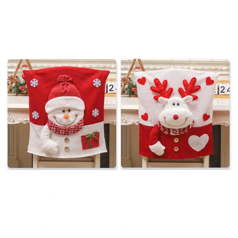 

Chair Cover for Special Events Festive Chair Decoration Festive Christmas Chair Covers Santa Claus Snowman Elk Design for Chairs