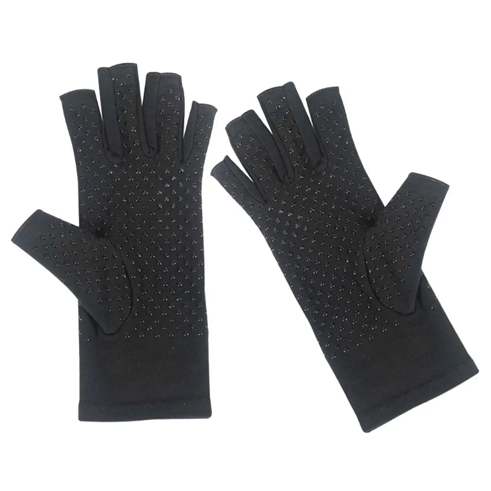 زوج واحد من قفازات الحماية من الأشعة فوق البنفسجية، تصميم قابل للتنفس وغير قابل للانزلاق لركوب الدراجات والقيادة والصيد والمشي لمسافات طويلة والتسلق والأنشطة الخارجية المريحة