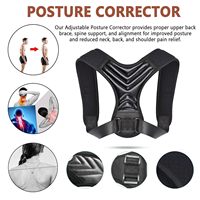 Back Shoulder Posture Corrector Belt Improve Posture and Relieve Pain Orthotics Clavicle Spine Support Upper Back Brace Belt