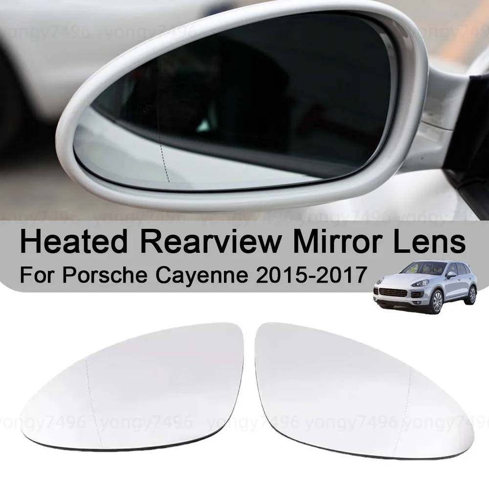 

Cars Accessories Heated Rearview Mirror Lens For Porsche Cayenne 2015-2017 Car Styling Upgrade Car Rearview Accessories