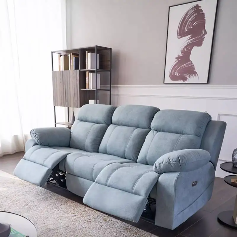 

European Armrest Electric Sofas Foldable Designer Quality Curved Living Room Sofas Massage High Canape Lit Furniture For Home