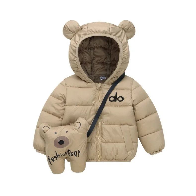 Herbst- und Winterjacke für Babys und Kleinkinder, wattierte Baumwolljacke, warme Daunenjacke für Kinder, lässige Oberbekleidung für Kinder, inklusive Tasche, Neu – Detail 8