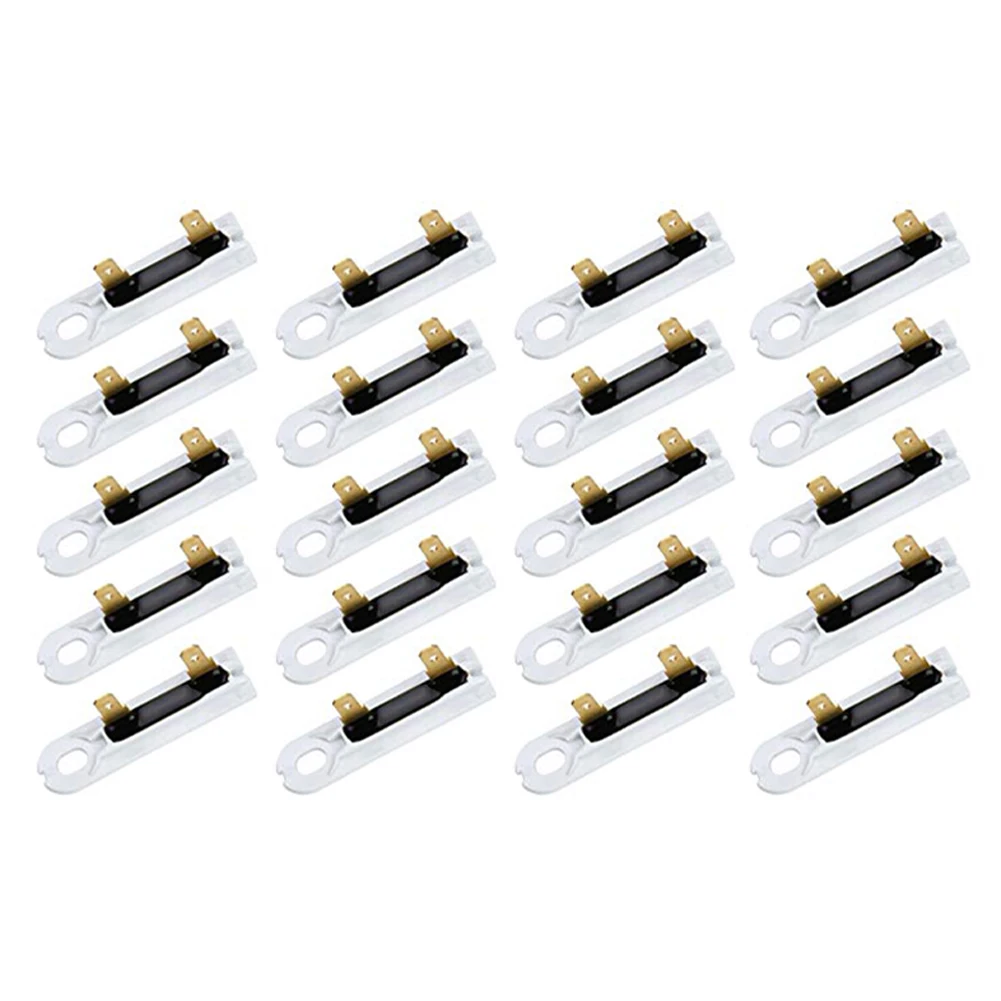 Thermal Fuse for Dryer Replacement For 3392519 3388651 Compatible Parts Pack of 12 or 20 for Safety and Performance