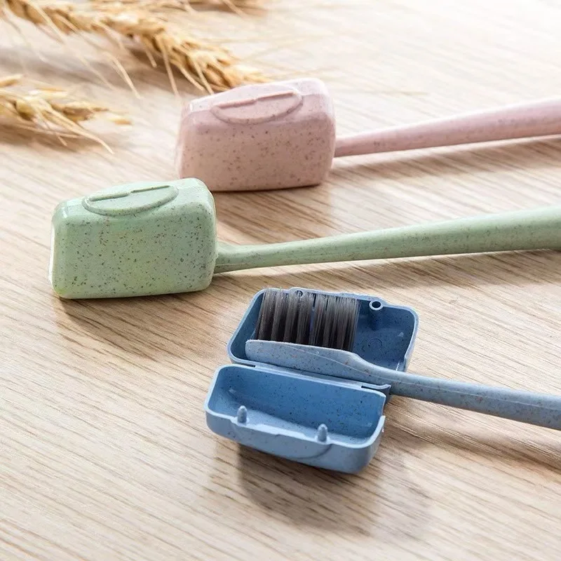 Zahnbürstenkopf-Schutzhülle Tragbare Zahnbürsten-Schutzhülle Bürstenhalter-Clip für Reisen & Haushalt Wiederverwendbar Umweltfreundlicher Kunststoff – Detail 4