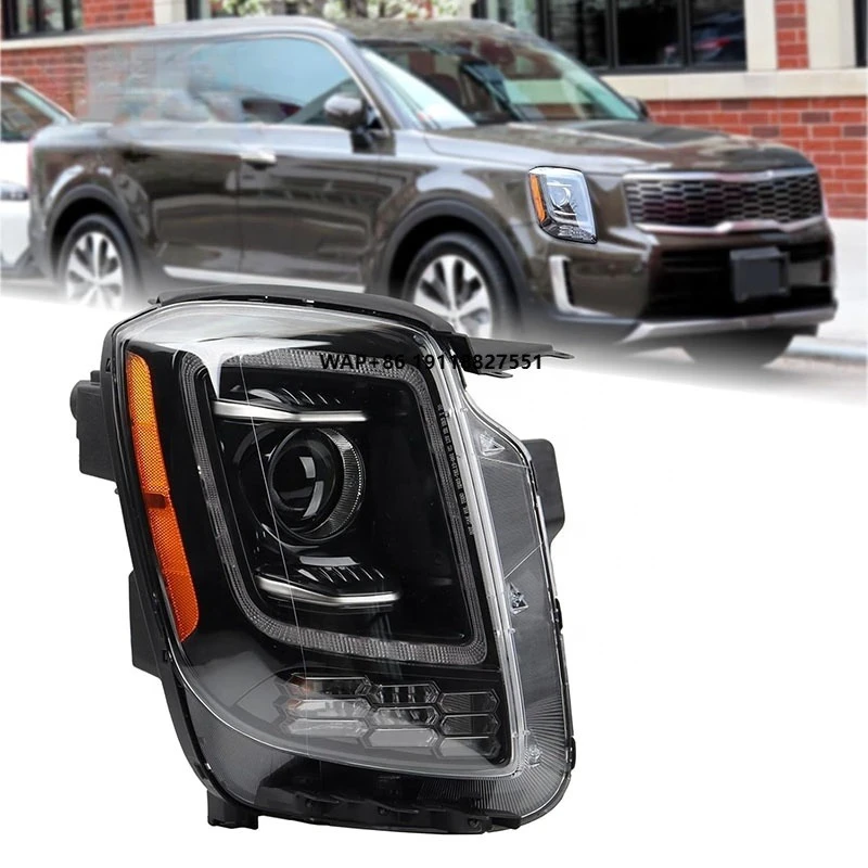 Halogen Type Headlight Headlamp Assembly Compatible for Kia Telluride S 2020-2022 Right Passenger Side 92102-S9000