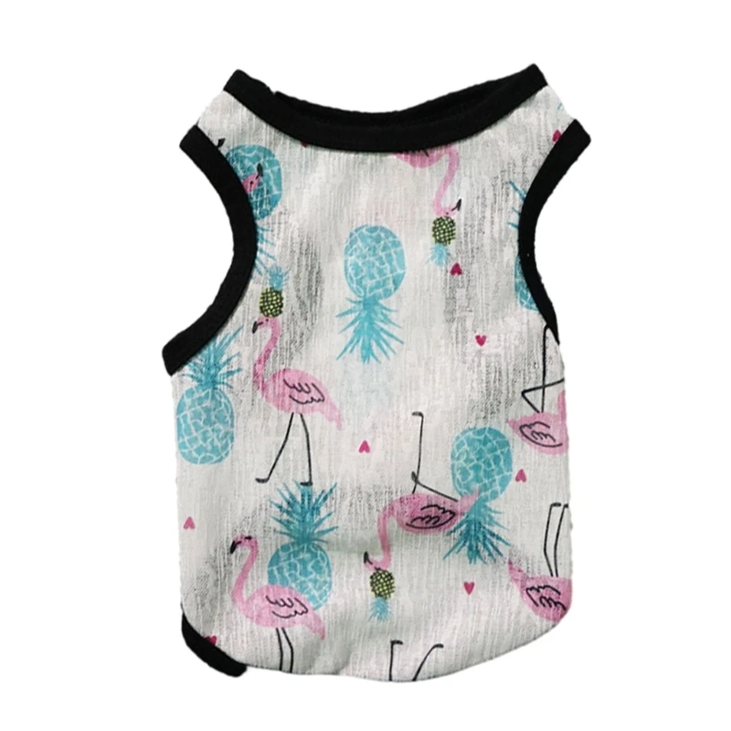 เสื้อกั๊กระบายความร้อน Summer Dogs เสื้อกั๊กระบายความร้อนสำหรับการเดินกลางแจ้งพร้อมพิมพ์การ์ตูน