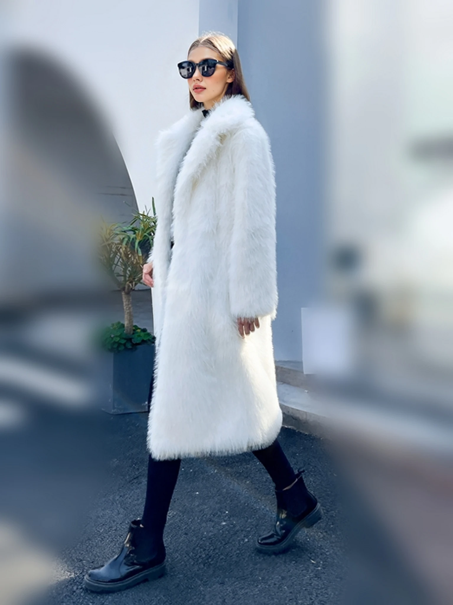 Куртка оверсайз для женщин, новинка 2024, осенне-зимняя теплая плюшевая уличная одежда, свободная женская верхняя одежда, пальто Roupas Feminina