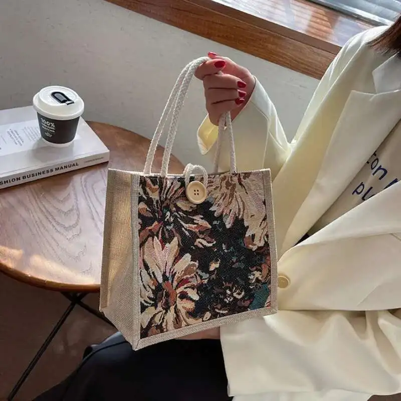 Borsa a mano portatile da donna in stile Ins Borse da donna Moda da donna Borse con manico superiore Designer Сумка Ж Dön hei Bolsa ins