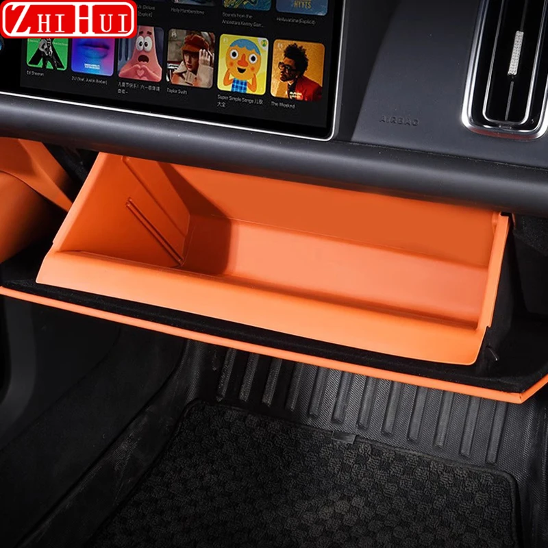 For Li Lixiang L7 L8 L9 2024 2023 2022 Car Styling Copilot Co-driver's Storage Box Interior Decoration Auto Accessories