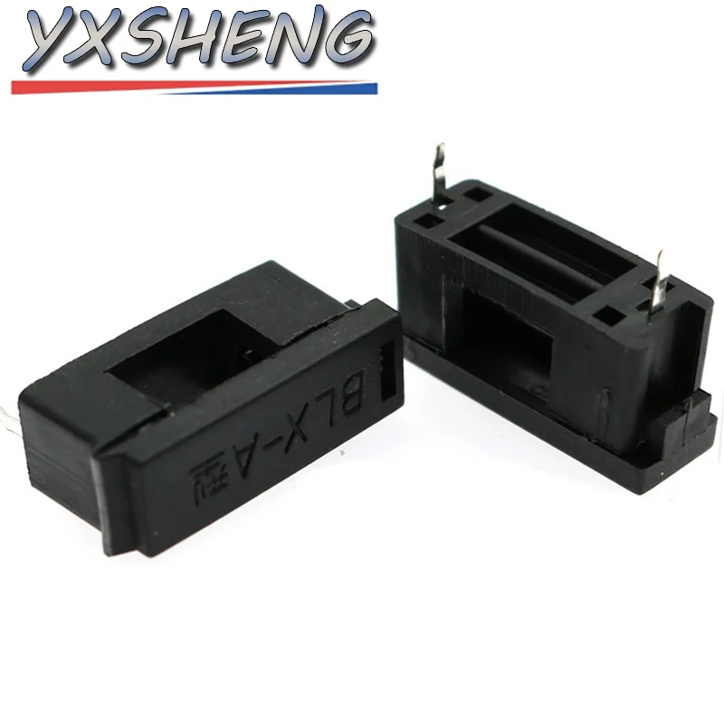 20/50PCS BLX-A Type 5*20mm Fuse Seat Fuse Pipe Fuse Holder 5x20 Fuse Seat