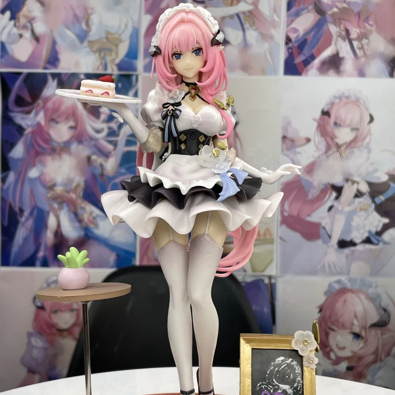 24cm Honkai Impact 3 Figures Elysia Anime Figure Kiana Kaslana Figurine Elysia Statue  Pvc Gk Sexy Model Doll Ornament Toys Gift