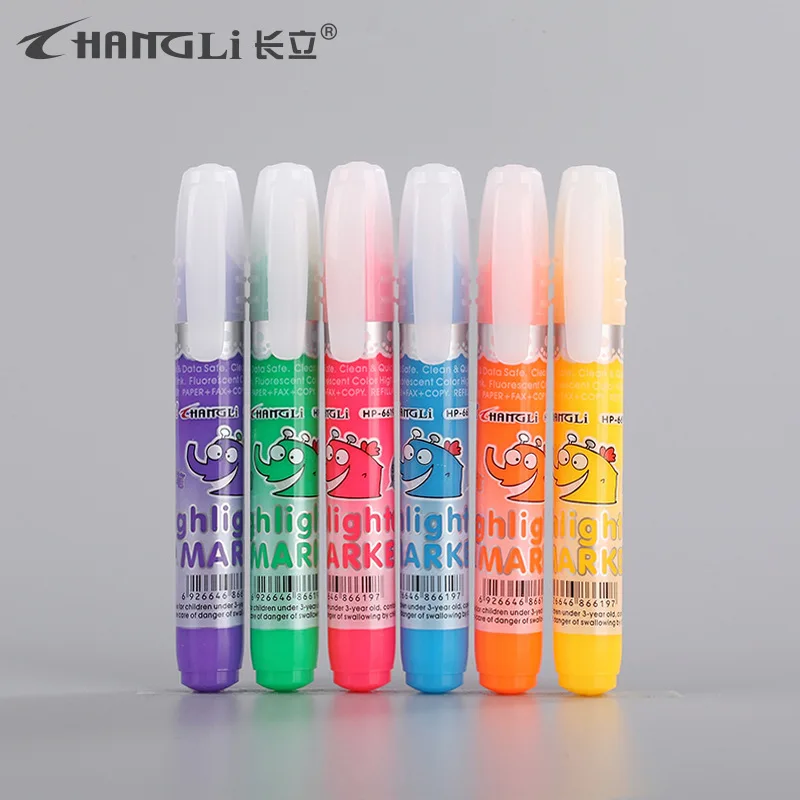 6Pcs Candy Scented Highlighters – Sweet Smelling Assorted Colors, Quick-Dry No Bleed for Note Taking, Bible Study, Cute Statione