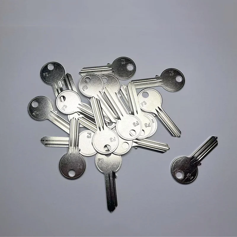10pcs  F3 S-Slot Ball Lock Key Blanks  Uncut Home Door Lock Replacement Keys