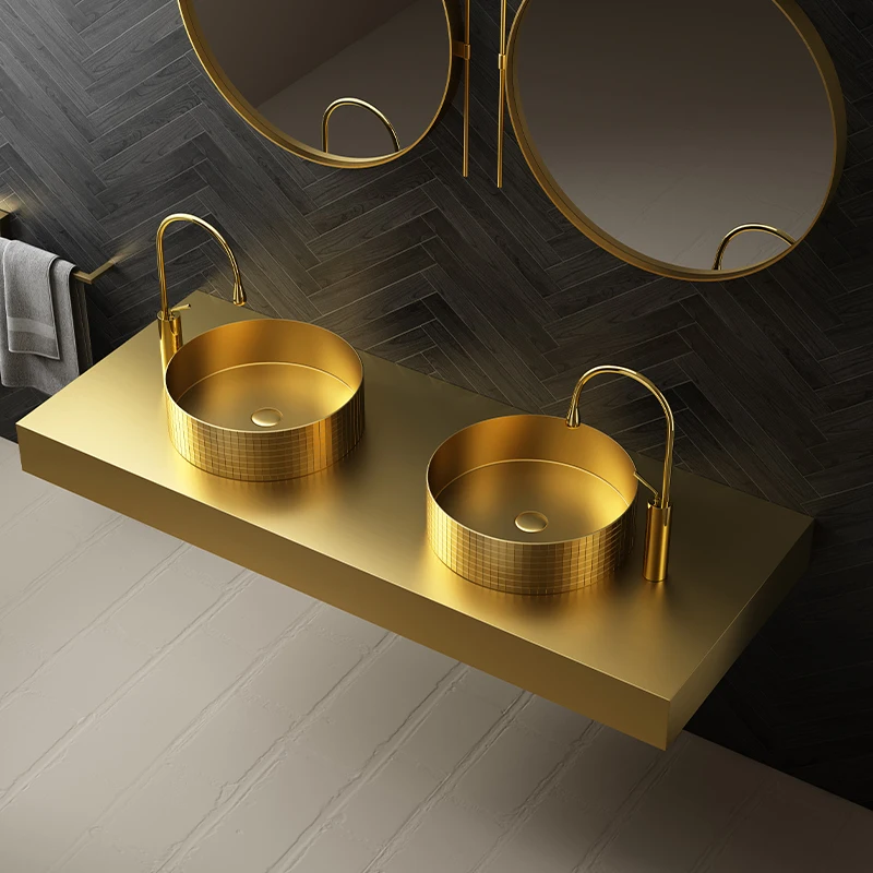 

Stainless steel washbasin wall-hung hotel toilet bathroom countertop basin washbasin washbasin