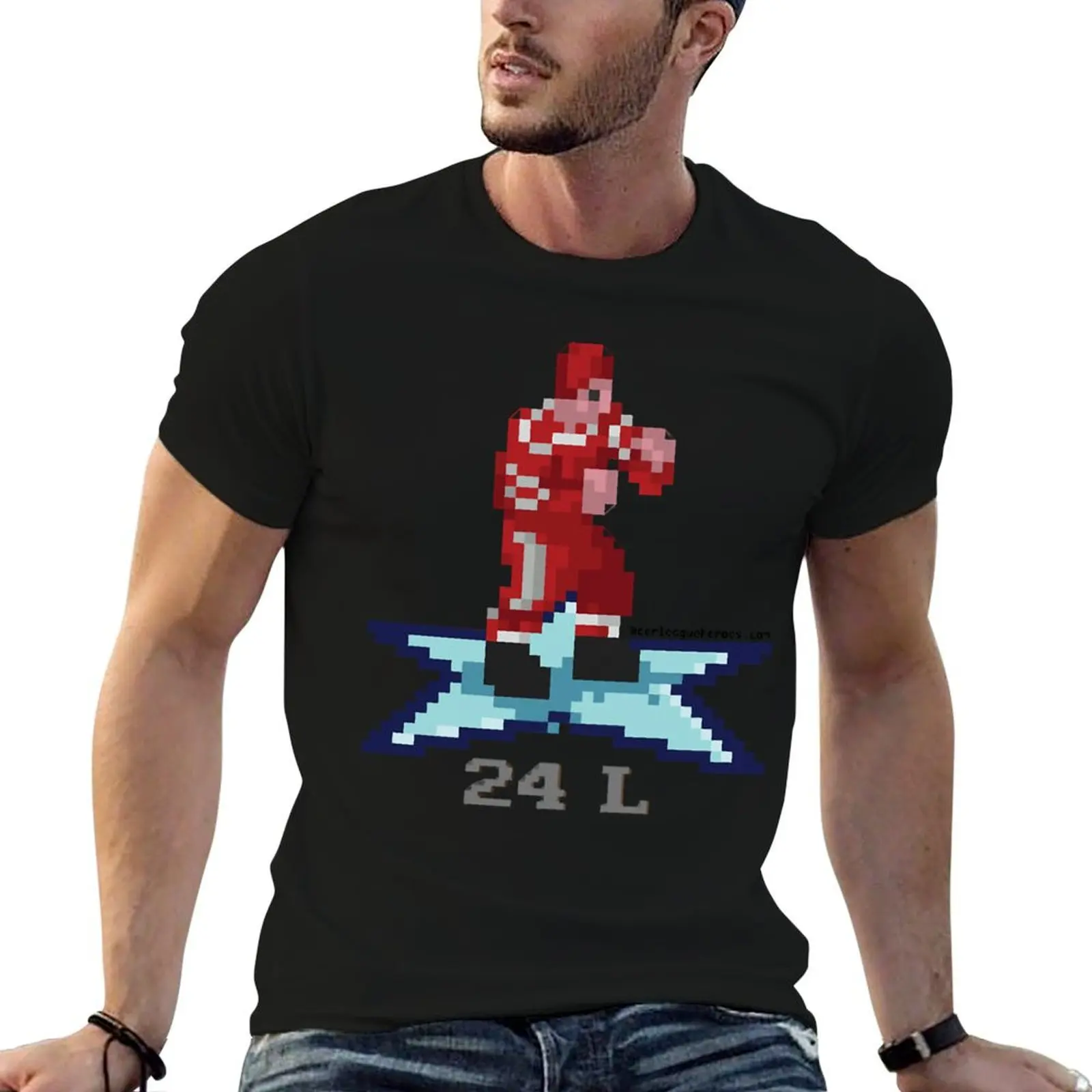 16-Bit Legend Bob Probert T-Shirt Simple Trendy Casual T-Shirt