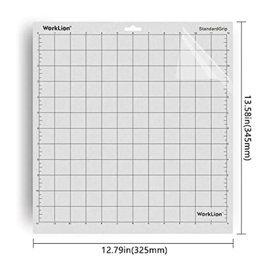Cutting Mat Compatible With Silhouette Cameo: 12x12 inch, 3 Mats Standard Adhesive Sticky Durable Clear Craft Cut Mats - Replac view 4