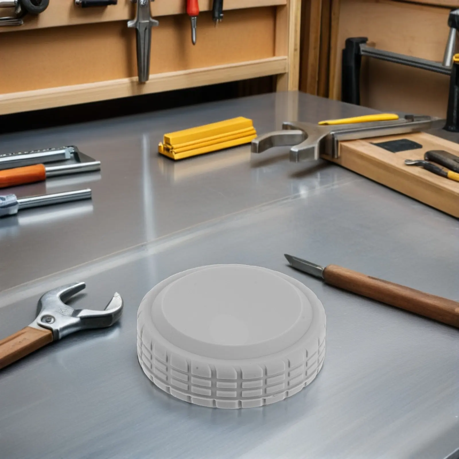 

16Pcs Luggage Wheel Covers Protective Silicone Mute Anti-Vibration Stable Suitcase Travel Wheel Protector Socks Grey