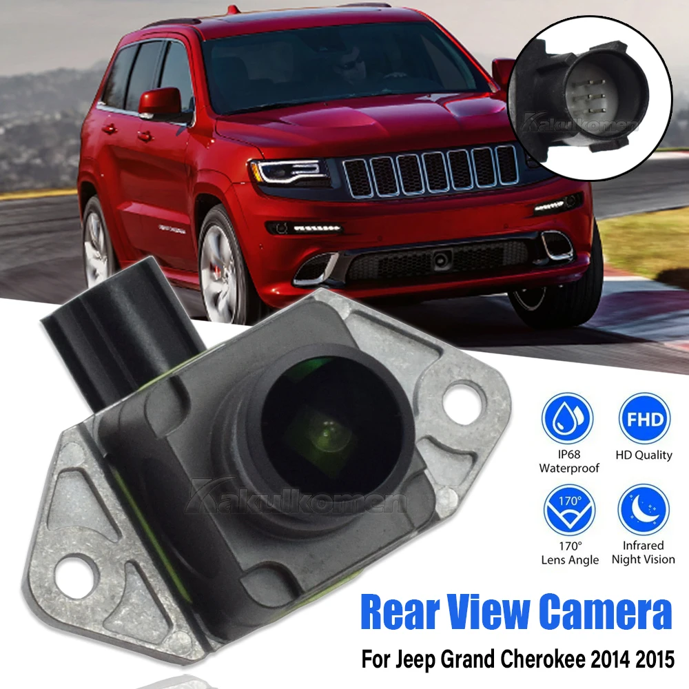 For Jeep Grand Cherokee 2014 2015 Car Backup Camera Rear View Parking Assist Camera 68137943AG 68137943AH