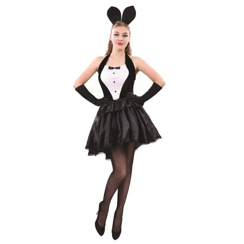 Bla Tailcoat loween أداء المرحلة زي المرأة الساحر زي أرنب فتاة الزي أواخر الخريف KTV ثوب مسائي