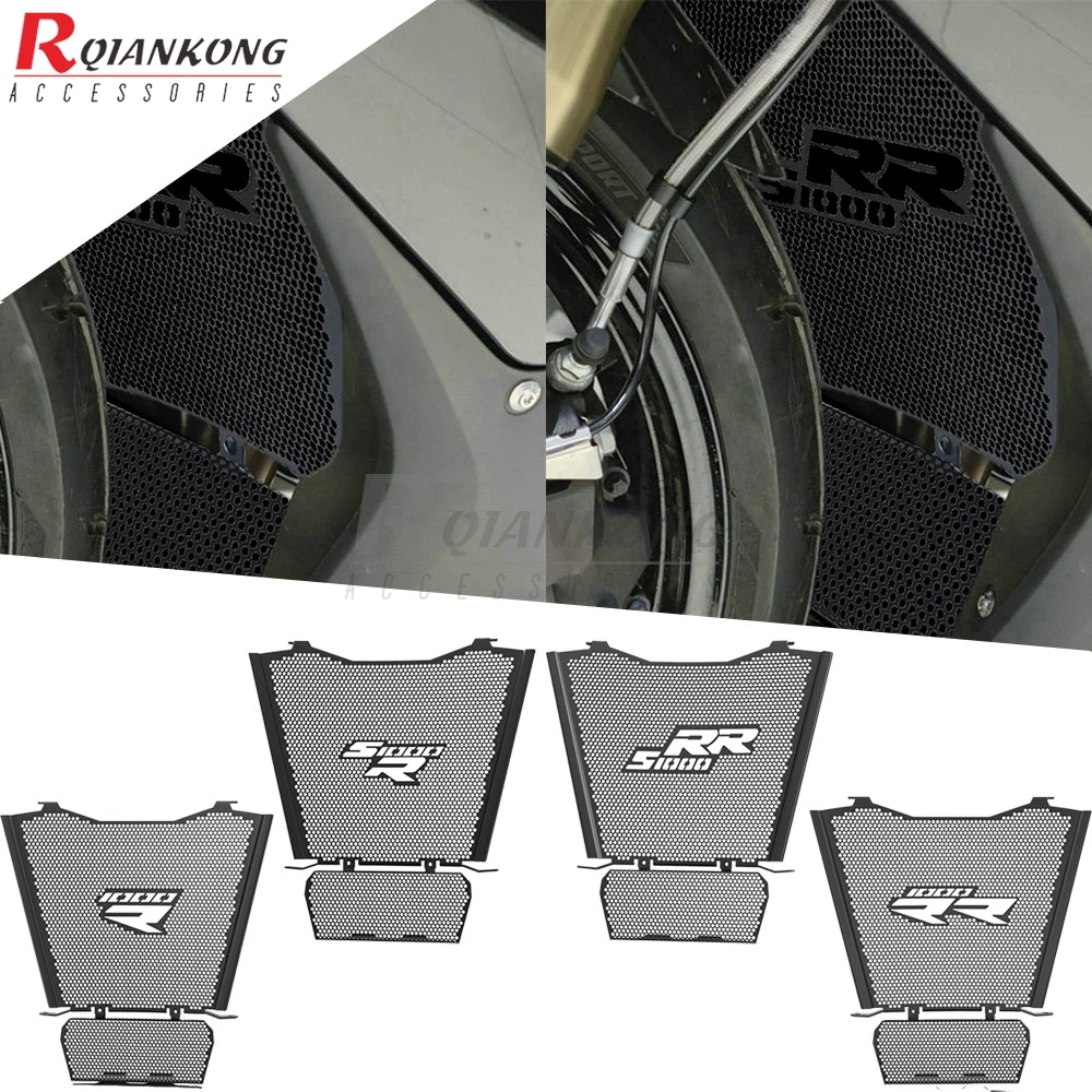 

Motorcycle Radiator Guard Protector For BMW S1000RR M1000RR S1000R M1000R S1000 M1000 R RR 2025 2026 Oil Cooler Grille Covers