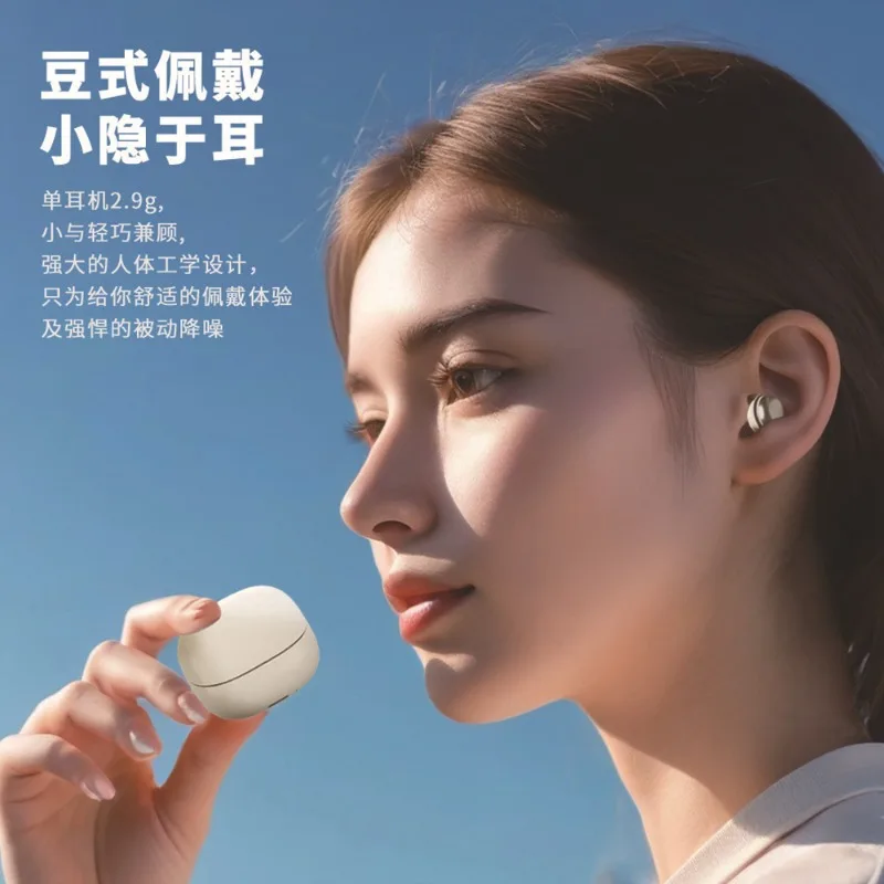 Earbud Olahraga Bluetooth 5.4 IPX5 Tahan Air Headphone In-Ear 30 Jam Waktu Putar Mikrofon HD Suara Stereo HiFi untuk Lari dan Olahraga