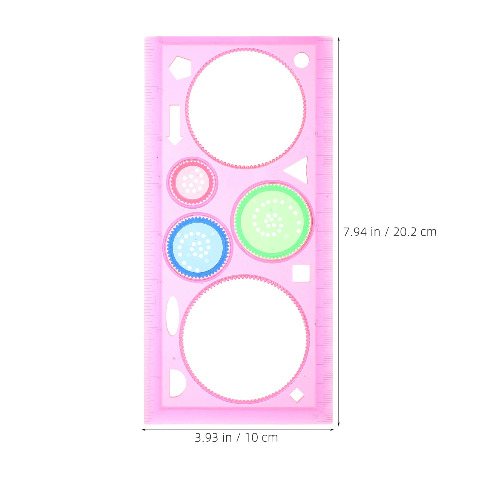 10Pcs Multifunction Drawing Templates Set Spiral Pattern Tool Creative Kids Painting Kit for Hands-on