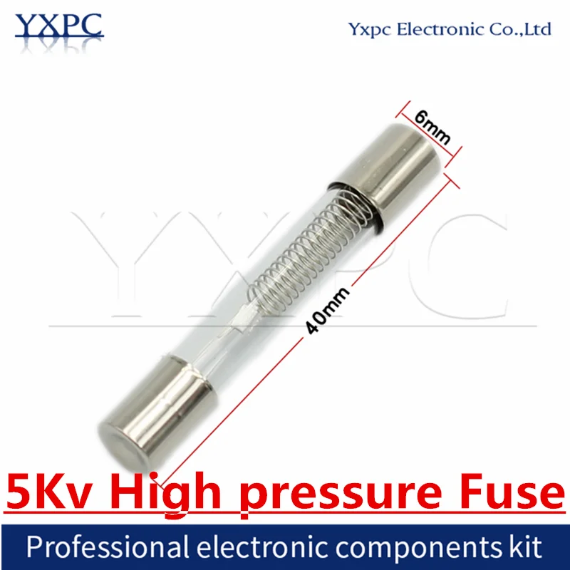 5KV 0.6A 0.65A 0.7A 0.75A 0.8A 0.85A 0.9A 1A High Voltage Fuse for Microwave Ovens Universal Fuse Holder Parts