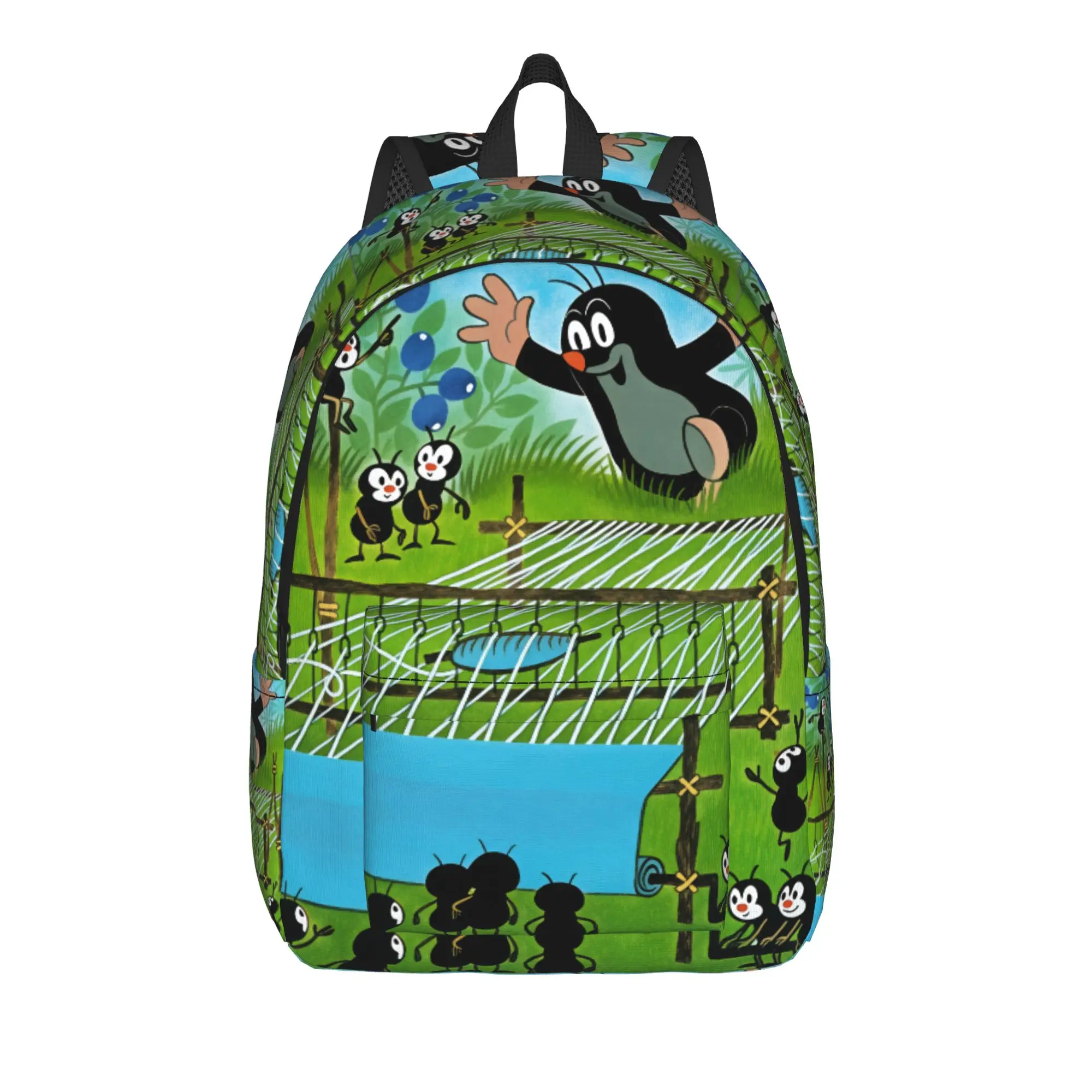 Czech Cartoon Krtek Mole Backpack  Sport Backpacks Men Aesthetic School Bags Design Soft Rucksack