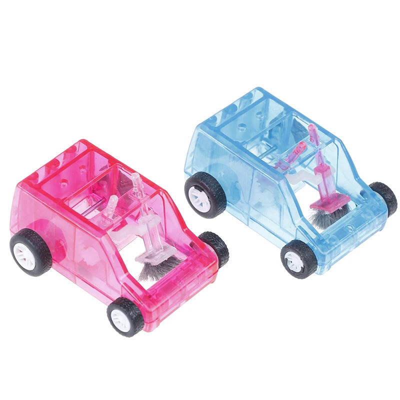 Mini Car Table Dust Cleaning Keyboard Desktop Dust Confetti Pencil Eraser Dust Sweeper Office Desk Set Kids Toys